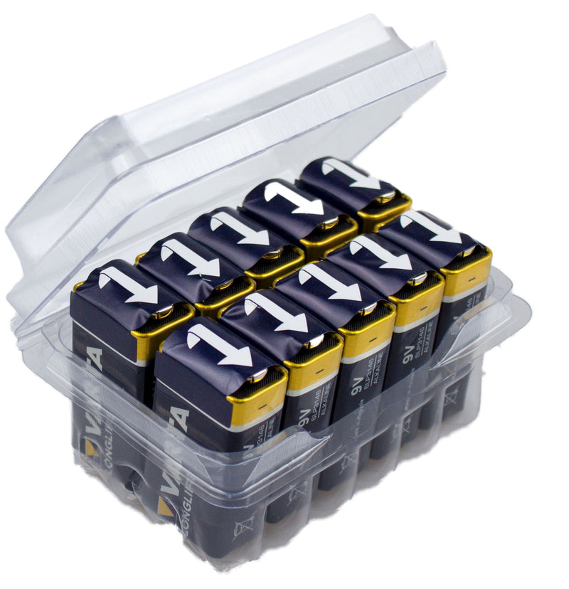 10x Varta 9V Block Longlife 4122 Batterie MN1604 6LR61 Alkaline 9 V