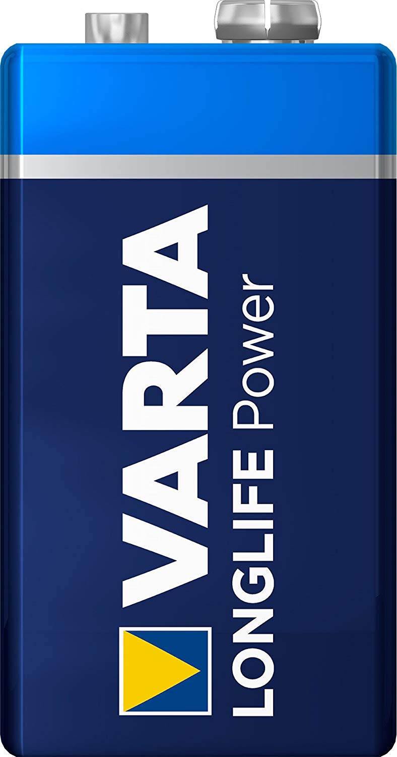 10x Varta Longlife Power 4922 6LR61 EN22 9V Block Alkaline Batterien