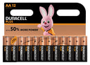 12x Duracell Plus Power Mignon AA MX1500 LR6