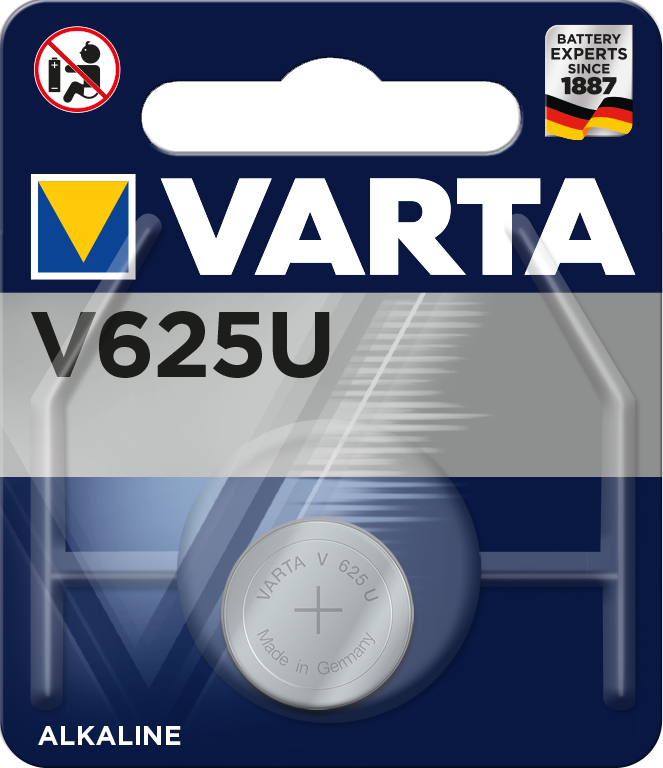 1x VARTA V625U Knopfzelle LR9 PX625A Batterie