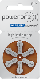 120x Hörgerätebatterien Varta Powerone Typ 312 Zinc Air P312 PR41 ZL3